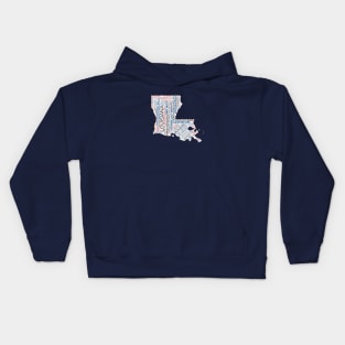 Louisiana's Cultural Tapestry Kids Hoodie